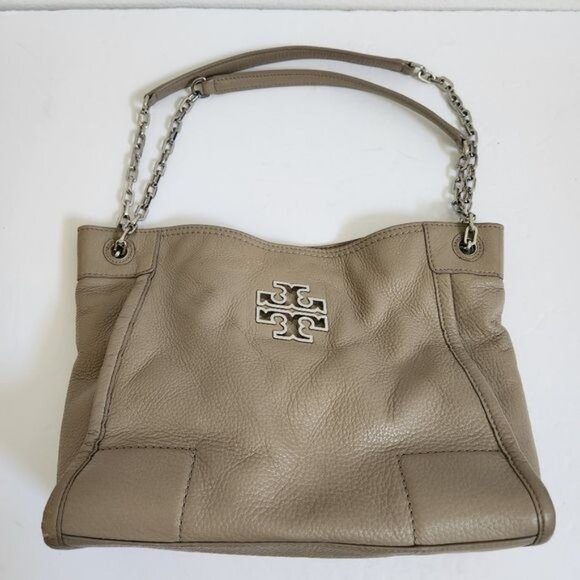 Tory Burch Britten Nude/ grey bag - Picture 16 of 16